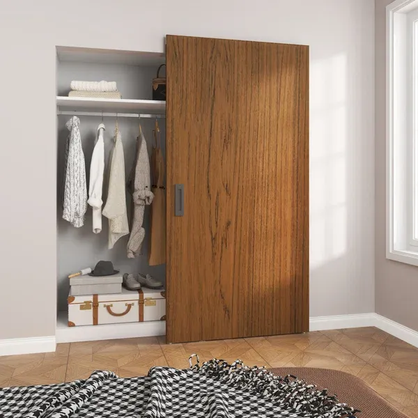 Photo 1 of Concealed/Invisible Magic Sliding Barn Doors With Installation Hardware Kit