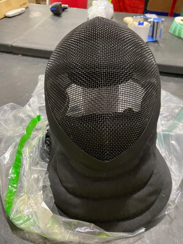 View 2 of LEONARK Armoury AR7011 Helmet- Fencing Coach Mask - CE 350N Certified National Grade Masque - Fencing Protective Gear with Storage Bag (Detachable, M)
