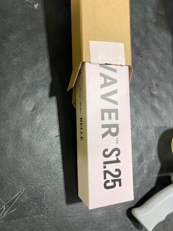 View 2 of The Beachwaver Co. Beachwaver S1.25 Rotating Curling Iron - White | Automatic 1.25 Inch Ceramic Curling Iron | Auto-Shut Off, Home Button, Travel-Friendly, Dual Voltage | S-Series (DV1138BX)