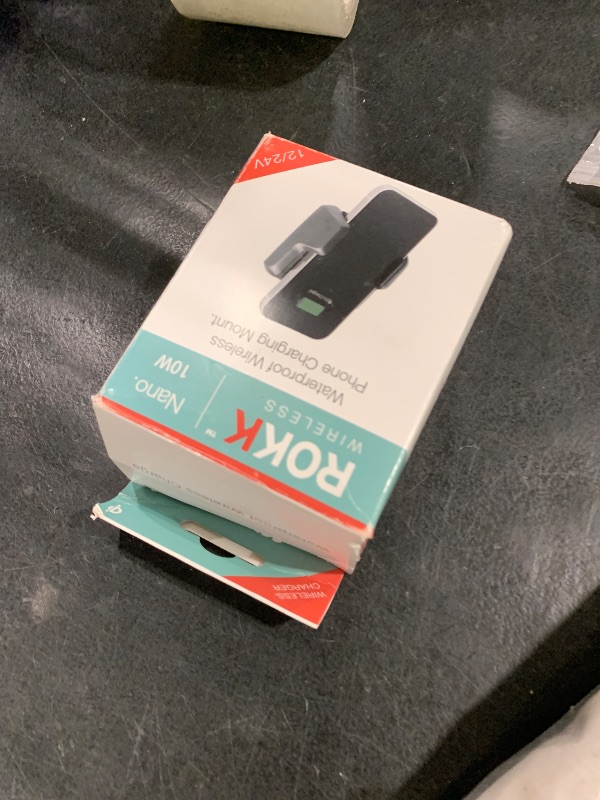 Photo 1 of ROKK Wireless - Nano 10W. Waterproof Wireless Compact Phone Charging Mount 12/24V Available Q1 2023