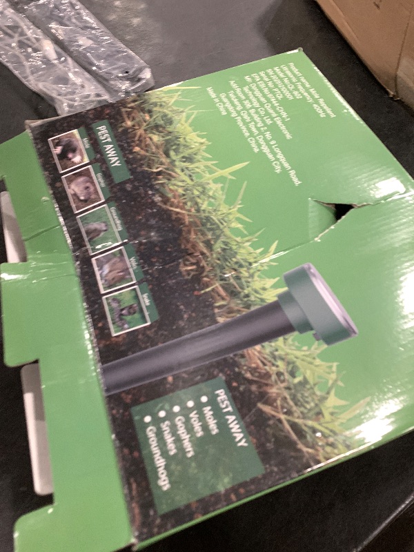Photo 1 of 10 Pack Mole Repellent Solar Powered, Snake & Skunk & Vole & Gopher & Armadillo & Rabbit & Groundhog & Chipmunk & Raccoon Repellent for Yard, IP65 Waterproof Ultrasonic Deterrent for Lawns Garden
