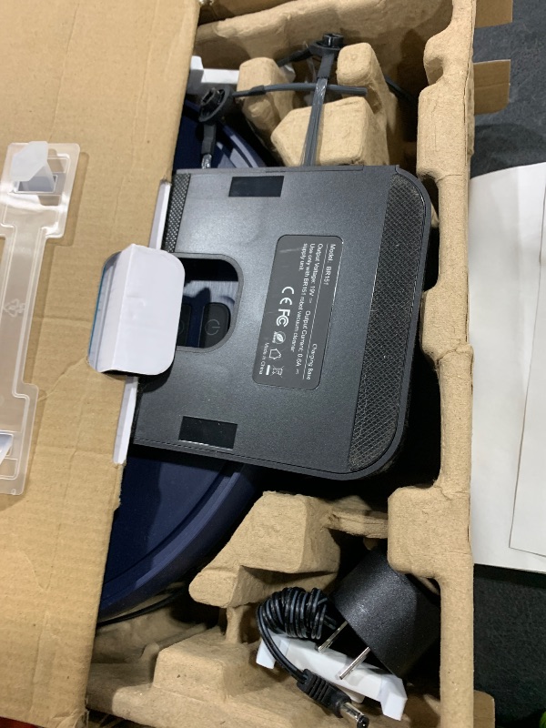 Photo 1 of Robot Vacuum Cleaner, Smart Robotic Vacuum Wi-Fi Connected, App Control, Compatible with Alexa and Google Assistant, Automatic Self-Charging Robot Vacuum Perfect for Pet Hair, Carpets and Hard Floors