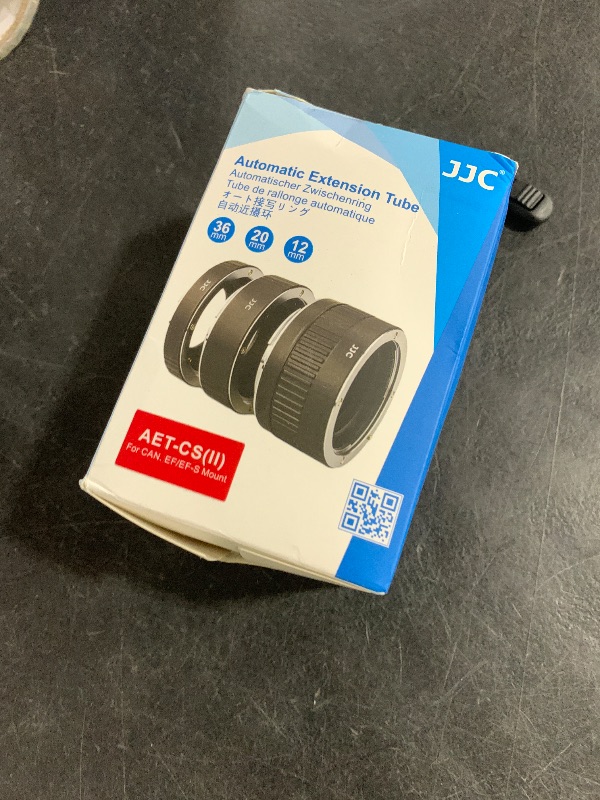 Photo 1 of JJC EF & EF-S Mount Auto Focus Extension Tube Set for Canon EOS 90D 80D 70D 60D 77D Rebel T6 T7 T5 T8i T7i T6i T6s T5i T4i SL3 SL2 EOS 6D Mark II 7D Mark II 5D Mark IV III 5Ds R 1Dx Mark II and More