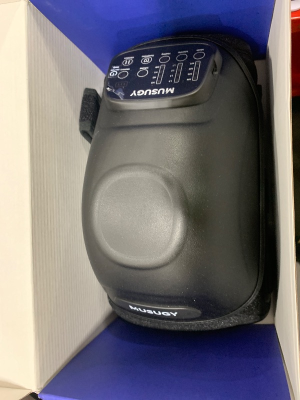 Photo 1 of Musugy Knee Massager with Heat and Red Light Therapy : 4-in-1 Compression Massage with 14 Chambers & Vibration for Pain Relief, Cordless Home Office Use for Seniors and Active Adults, 5000mAh