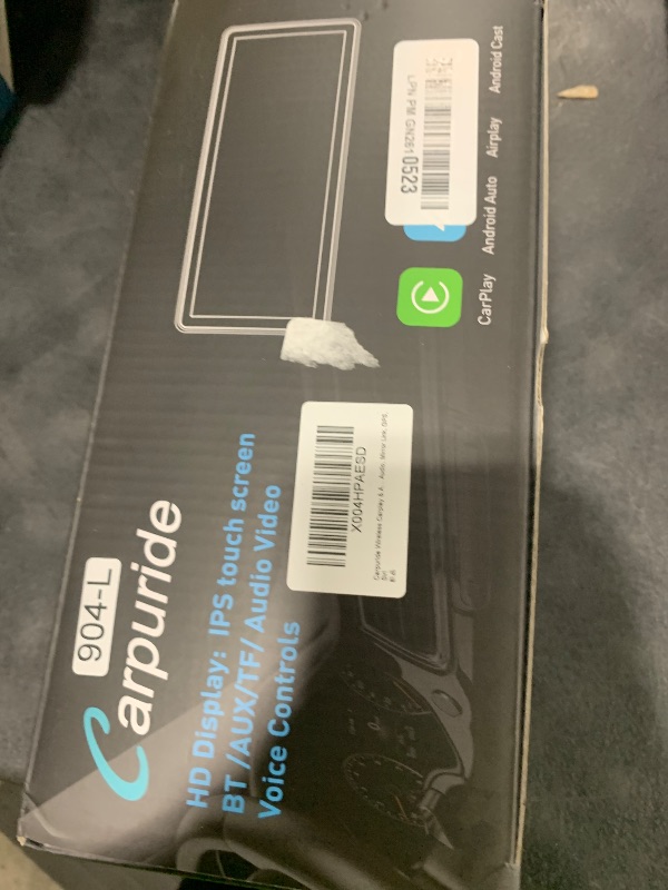 Photo 1 of Carpuride Wireless Carplay & Android Auto with Dash Cam - 10.26 Inch HD IPS Touch Car Play Screen for Car, 4K Front & 1080P Rear Camera, Loop Recording, Bluetooth Audio, Mirror Link, GPS, Siri