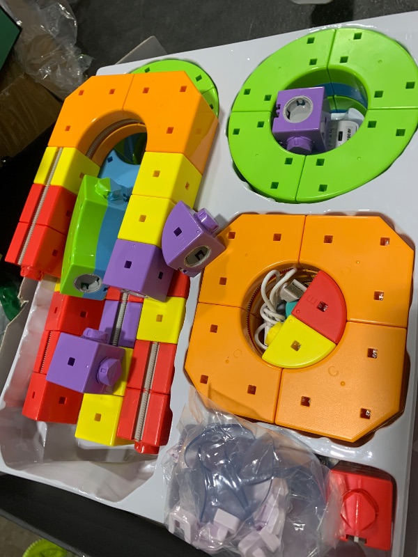 Photo 1 of Wdebay klick Rail Electric Train Set 3D Magic Flexible Race Track for Kids 3 4 5 6 7 8 Years Old, Race Car Track with Anti-Gravity, Educational STEM LearningToy for Boys Girls Birthday