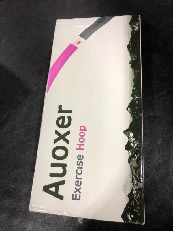 Photo 1 of Auoxer Fitness Exercise Weighted Hoop, Detachable and Size Adjustable Design, Lose Weight Fast by Fun Way, Fat Burning Healthy Model Sports Life