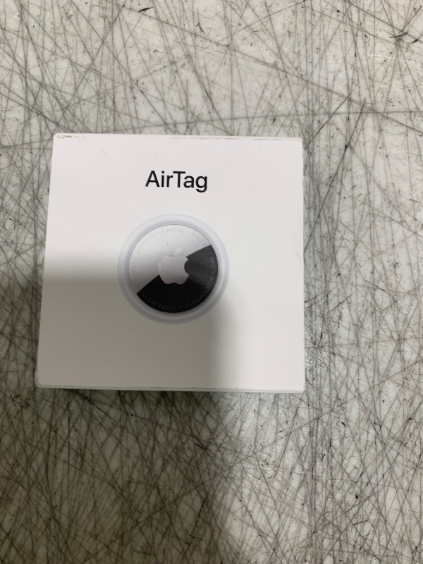 Photo 1 of Apple AirTag (2nd Generation): Tracker for Keychain, Wallet, and More; Locator with Sound; Simple One-Tap Setup with iPhone or iPad; Key Finder with up to 1.5X Precision Finding Range