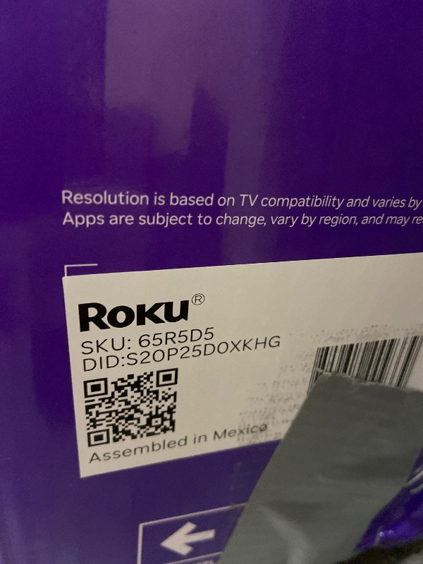 Photo 1 of Roku Smart TV 2026 – 65-Inch Select Series, 4K QLED TV – Roku TV with Voice Remote – Flat Screen QLED Television with Wi-Fi for Streaming Live Local News, Sports, & Movies – Bluetooth Headphone Mode