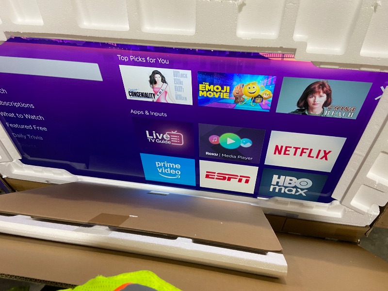 Photo 1 of Roku Smart TV 2026 – 65-Inch Select Series, 4K QLED TV – Roku TV with Voice Remote – Flat Screen QLED Television with Wi-Fi for Streaming Live Local News, Sports, & Movies – Bluetooth Headphone Mode