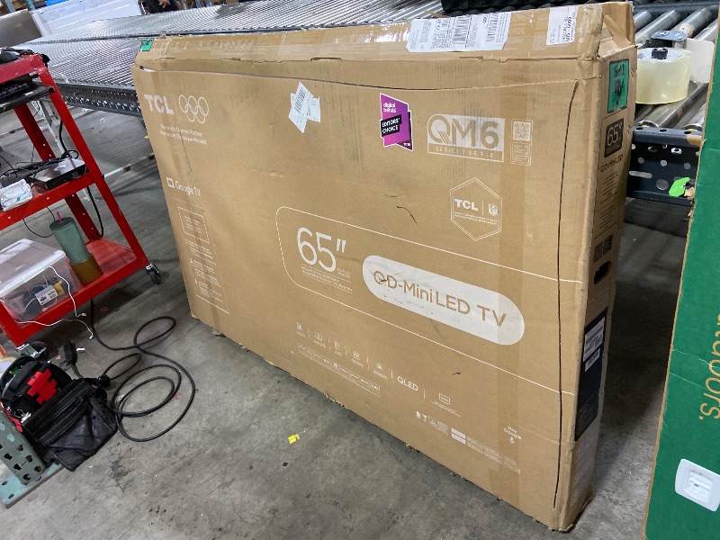 Photo 1 of TCL 65 Inch Class QM6K Series | Mini LED QLED 4K HDR | 65QM6K, 2025 Model | 120HZ-144HZ High Brightness Smart Google TV Dolby Atmos Onkyo Audio | Voice Remote Alexa Gaming Streaming Television