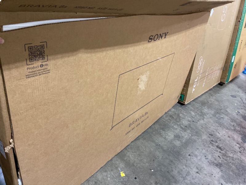 Photo 1 of Sony BRAVIA 8 II 65 Inch TV, QD OLED, 4K Smart Google TV, XR Processor with AI Technology, Ultra Slim Design, 120hz Television, Dolby Vision/Atmos, Exclusive Features for PS5, K-65XR80M2