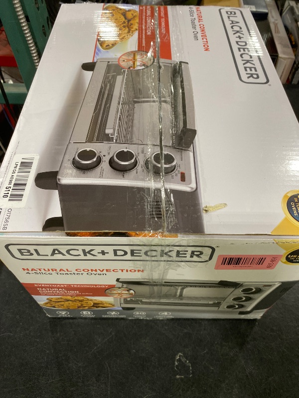 Photo 1 of BLACK+DECKER TO1313SBD Toaster Oven, 15.47 Inch, Silver