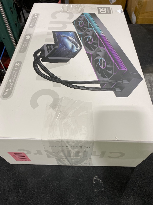 Photo 1 of Jungle Leopard Chill ARC 360mm AIO CPU Cooler with 6.67" 2K AMOLED Curved Rotatable Screen & 3D Anamorphic Effect | 320W TDP | ARGB Fans | Intel LGA1851/1700/115X | AMD AM4/AM5 | Black
