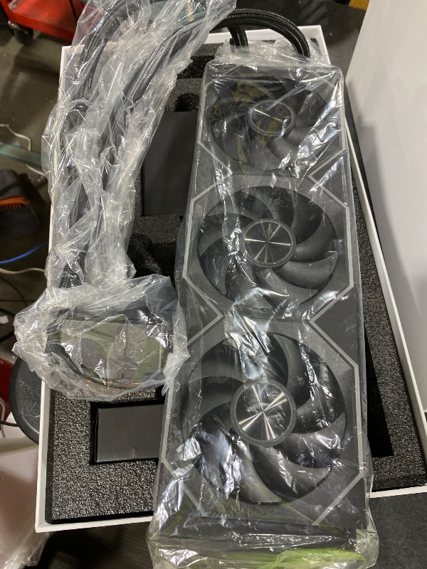 Photo 1 of Jungle Leopard Chill ARC 360mm AIO CPU Cooler with 6.67" 2K AMOLED Curved Rotatable Screen & 3D Anamorphic Effect | 320W TDP | ARGB Fans | Intel LGA1851/1700/115X | AMD AM4/AM5 | Black