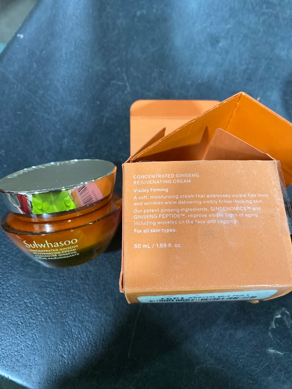 Photo 1 of Sulwhasoo Concentrated Ginseng Rejuvenating Cream- Korean Ginseng & Peptide Anti-Aging Moisturizer with Vitamin C Derivative & Squalane for Wrinkles & Deep Hydration 1.69 fl. oz. (Packaging May Vary)