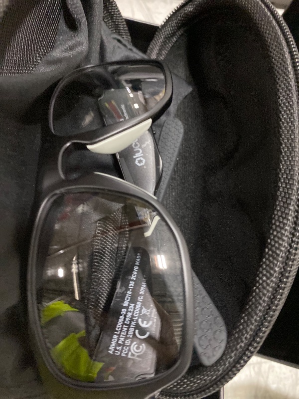 Photo 1 of Lucyd Armor Smart Safety Glasses for Men & Women, TR90 Frame, Bluetooth Smart Safety Glasses with Light Adaptive Lenses, Open Ear Speakers & Microphone - ANSI Z87.1 - Vantage Photochromic