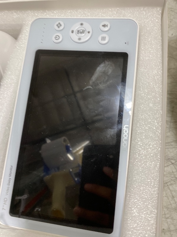 Photo 1 of bonoch 1080P Baby Monitor with 2 Cameras (V1.0), 7" MegaView Split Screen Baby Monitor No WiFi, Dual Video Monitor with Camera and Audio, 6000mAh, White Noise, PTZ, Night Vision, 2 Way Audio
