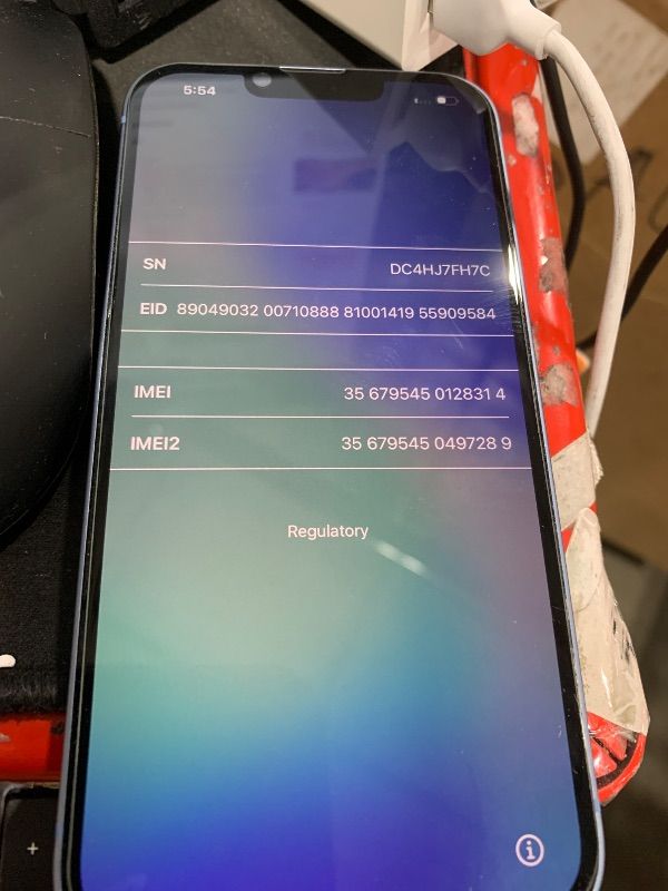 Photo 1 of Apple iPhone 14, 128GB, Blue - Unlocked (Renewed)