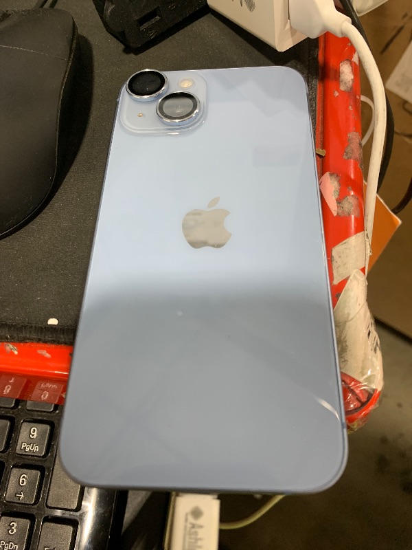 Photo 1 of Apple iPhone 14, 128GB, Blue - Unlocked (Renewed)