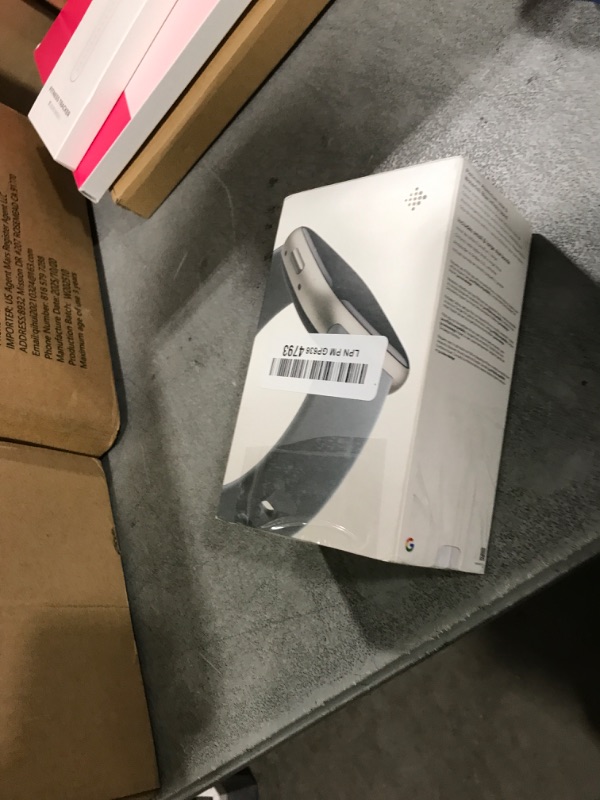 Photo 1 of Fitbit Versa 4 Fitness Smartwatch with Daily Readiness, GPS, 24/7 Heart Rate, 40+ Exercise Modes, Sleep Tracking and more, Waterfall Blue/Platinum, One Size (S & L Bands Included)