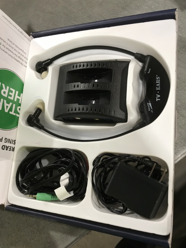 Photo 1 of TV Ears Digital Wireless Headset System for Seniors – Personal Volume Control, TV Hearing Device, No Audio Delay, Plug-N-Play, Works with Most TV Brands, Ideal for Hearing Impaired – Model 11741