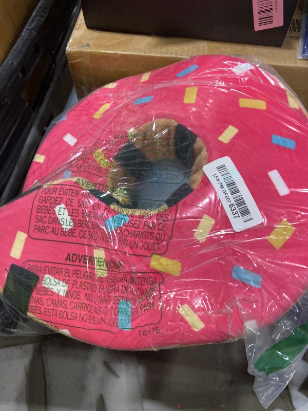 Photo 1 of Didopet Sponge Dog Cone After Surgery, No Inflation Required Dog Donut Collar to Stop Licking, Inflatable Cone Alternatives for Large Pets, Soft Recovery Collar with Protective Shield (Donut, L)