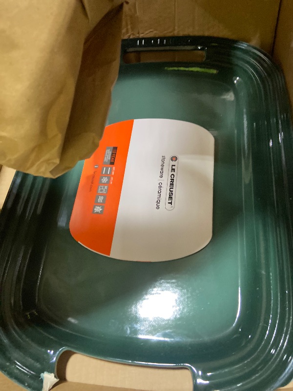 View 2 of Le Creuset Stoneware Serving Platter, 16.25", Artichaut