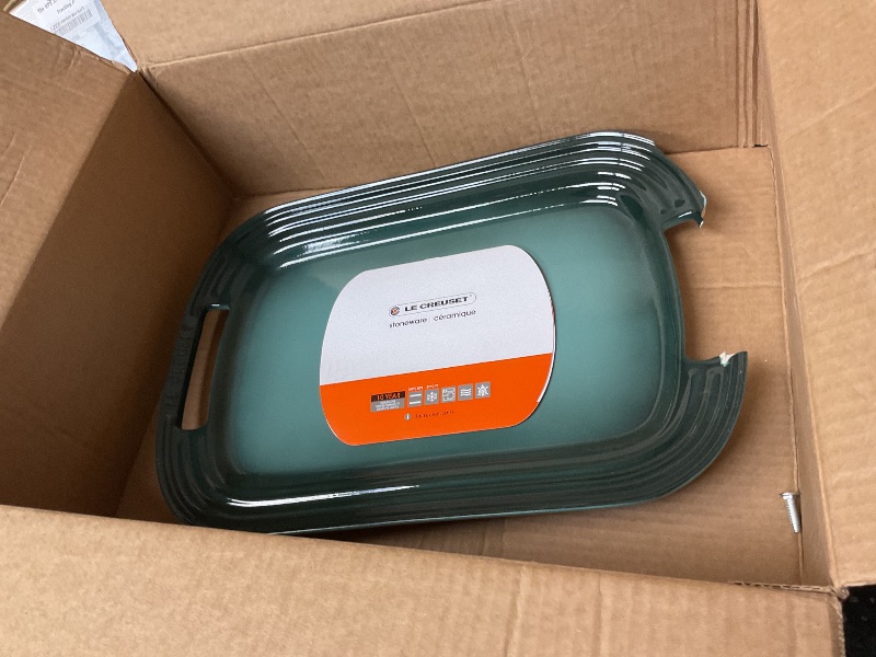 View 5 of Le Creuset Stoneware Serving Platter, 16.25", Artichaut