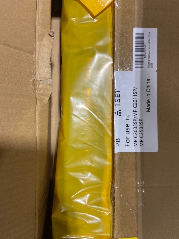 Photo 1 of RumbaRex MP C2003 MP C2503 Toner Cartridge 841918 Toner Replacement for Ricoh Aficio Lanier Savin MP C2003 C2503 C2004 C2504 Printer Ink Black 2-Pack