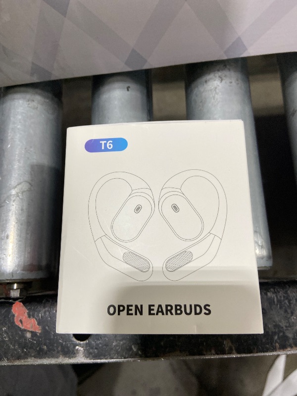 Photo 1 of TRAUSI Open Ear Wireless Earbuds Bluetooth Headphones, 50H Playtime Stereo Ear Buds with ENC Noise Cancelling, Fast Charging, IPX7 Waterproof Sports Earphones with Earhook for Running/Workouts Black