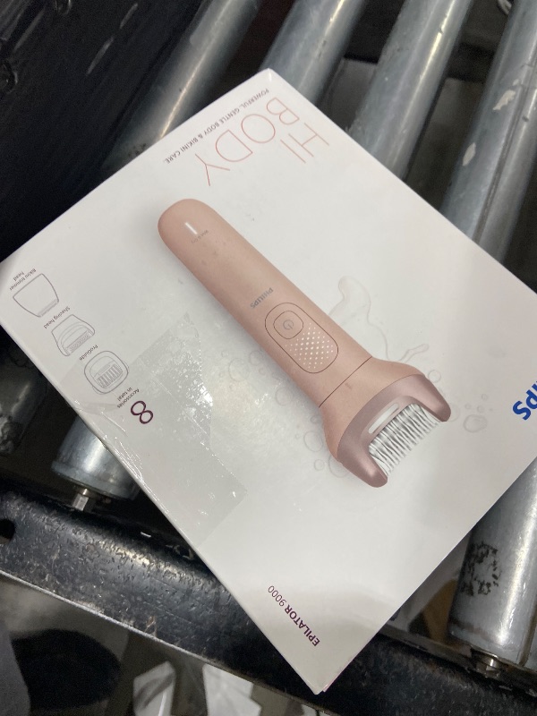 View 3 of Philips Epilator Series 9000 - Cordless Wet and Dry Electric Epilator, Hair Removal for Legs, Body and Bikini, with ProGuide, 8 Accessories, 60 min. Runtime, Model BRE717/00