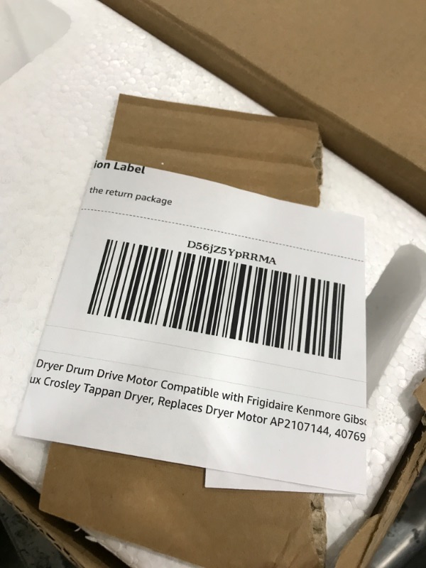 Photo 1 of Upgraded 131560100 Dryer Drum Drive Motor Compatible with Frigidaire Kenmore Gibson Westinghouse Electrolux Crosley Tappan Dryer, Replaces Dryer Motor AP2107144, 407697, 131560100, 131758500