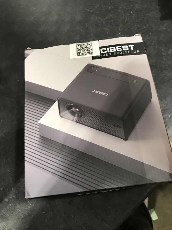 Photo 1 of CiBest Mini Projector with WiFi and Bluetooth, Compatible with Netflix/YouTube/PrimeVideo, Electric Focus & Keystone, Short Throw Full HD 1080P Video Projector, Portable Outdoor/Indoor Use