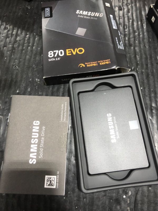 Photo 1 of Samsung 970 EVO Plus SSD 500GB - M.2 NVMe Interface Internal Solid State Drive with V-NAND Technology (MZ-V7S500B/AM)