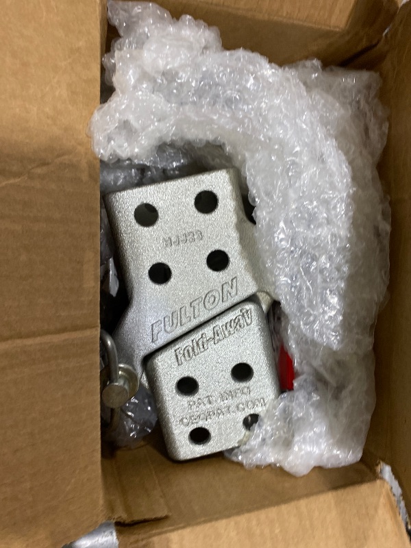 Photo 1 of Fulton HDPB350101- Fold-Away Bolt-On Hinge Kit, Zinc Finish, Rating 9,000 lbs.