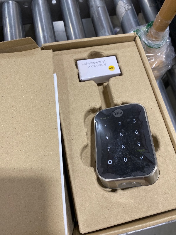 Photo 1 of Yale Security Assure Lock 2 Plus Apple Home Keys (Tap to Open) Deadbolt, Satin Nickel Smart Keyless Entry Door Lock with Wi-Fi Connected Keypad for Code Entry and Remote Access, YRD450-N-WF1-619