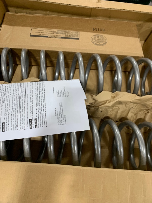 Photo 1 of ITEM IS MISSING PARTS. UNSURE WHAT PARTS ARE MISSING.-----------------------------------------------------Rough Country 2.5" Lift Kit for 2007-2018 Jeep Wrangler JK Unlimited - 67930