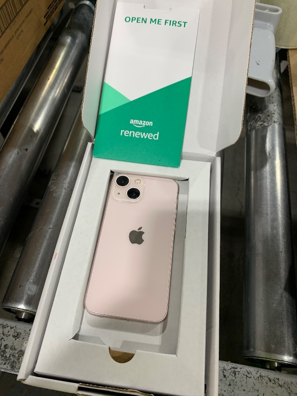 View 2 of Apple iPhone 13 Mini, 256GB, Pink - Unlocked (Renewed Premium)