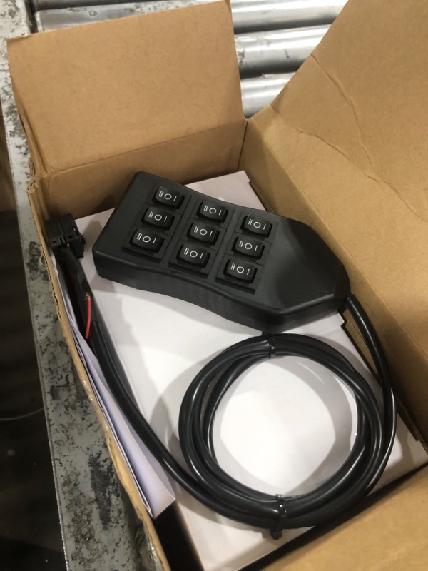Photo 1 of 12V Air Ride Suspension Manifold Kit with 8 Air Ride Solenoid Valves, with 1M 9-switch Wired Remote Controller Can be used for Air Bag inflation and deflation