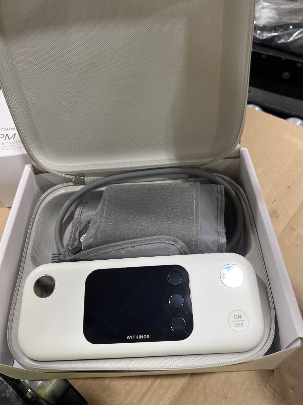 Photo 1 of Withings BPM Vision – Smart Arm Blood Pressure Monitor | FDA-Cleared | Easy-to-use, Accurate Systolic & Diastolic Measurements, Wide Range Cuff | Wi-Fi & Bluetooth | iOS & Android