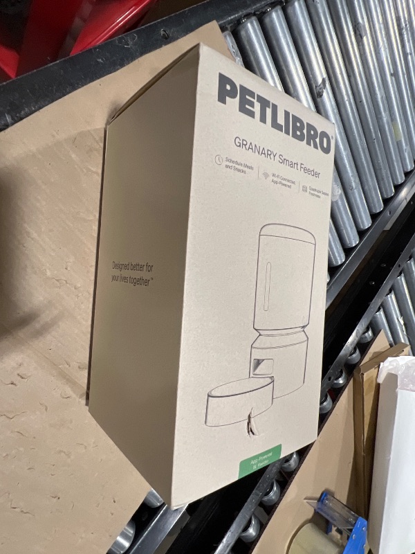 Photo 1 of PETLIBRO Automatic Cat Feeder, 5G WiFi Automatic Dog Food Dispenser with Freshness Preservation, 5L Timed Pet Feeder with Low Food Sensor, Up to 10 Meals Per Day, Granary Black