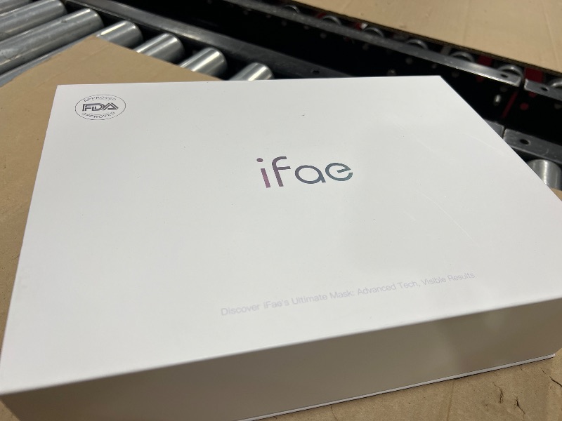 Photo 1 of IFAE Red Light Therapy for Face and Neck, Red Light Therapy Mask with 850nm Infrared (NIR) Portable Led Face Mask with Eye Protection and Remote for True Anti-Wrinkles Skincare at Home Pink