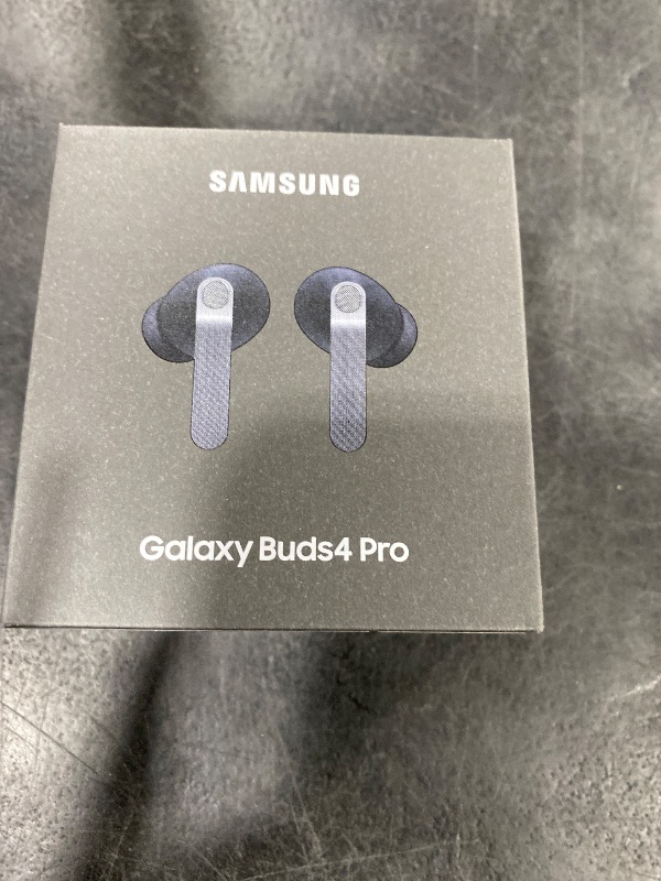 Photo 1 of Samsung Galaxy Buds 4 Pro (2026) AI True Wireless Bluetooth Earbuds, Hi-Res Audio, 2-Way Speaker, ANC 2.0, Optimized Comfort, IP57, Live Translation, Black [US Version, 2 Yr Warranty]