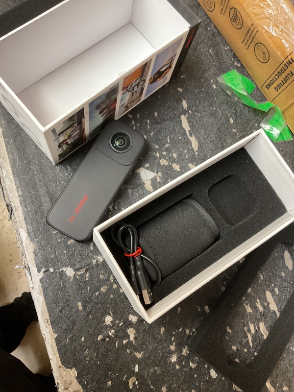 Photo 1 of PANOX V2 360 Camera for Motorcycle - 72MP Photo, 5.7K Video, 4K Live 360° Camera, GPS Panorama, Android 10 OS, AI Editing, Stabilization, and Multi-Platform Live Streaming
