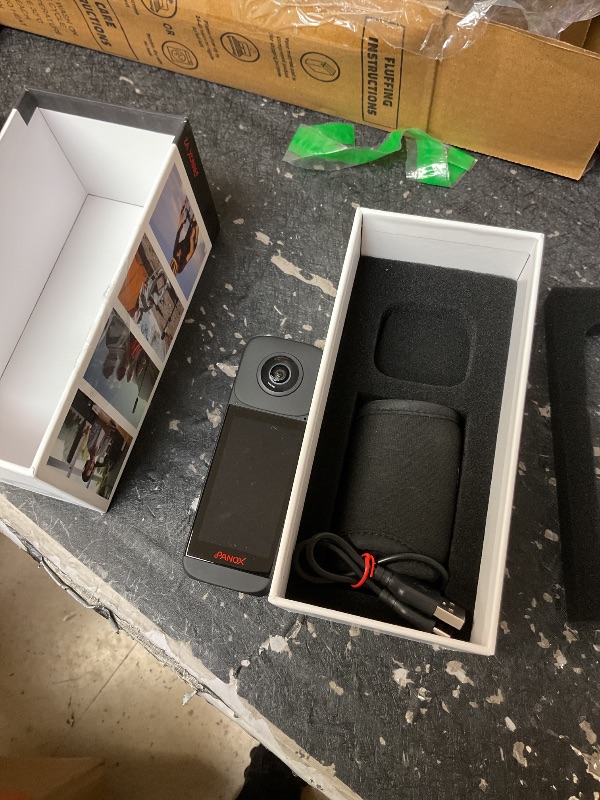 Photo 1 of PANOX V2 360 Camera for Motorcycle - 72MP Photo, 5.7K Video, 4K Live 360° Camera, GPS Panorama, Android 10 OS, AI Editing, Stabilization, and Multi-Platform Live Streaming