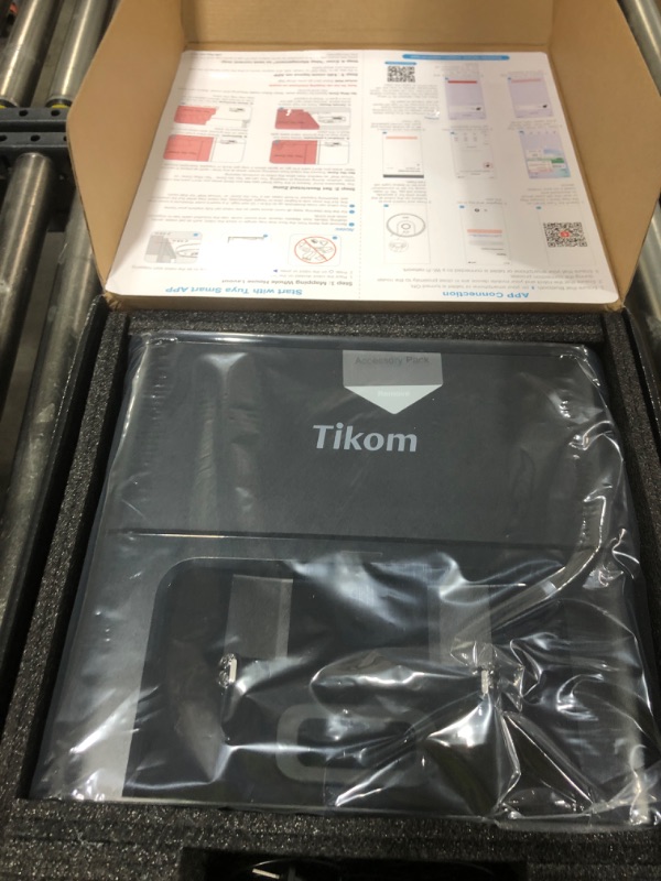 Photo 1 of Tikom Robot Vacuum and Mop, 6000Pa Robotic Vacuum Cleaner with Self-Emptying Base, 90 Days Capacity, LiDAR Navigation, Home Mapping, Ideal for Pet Hair, Hard Floors, Carpet (L8000 Plus)