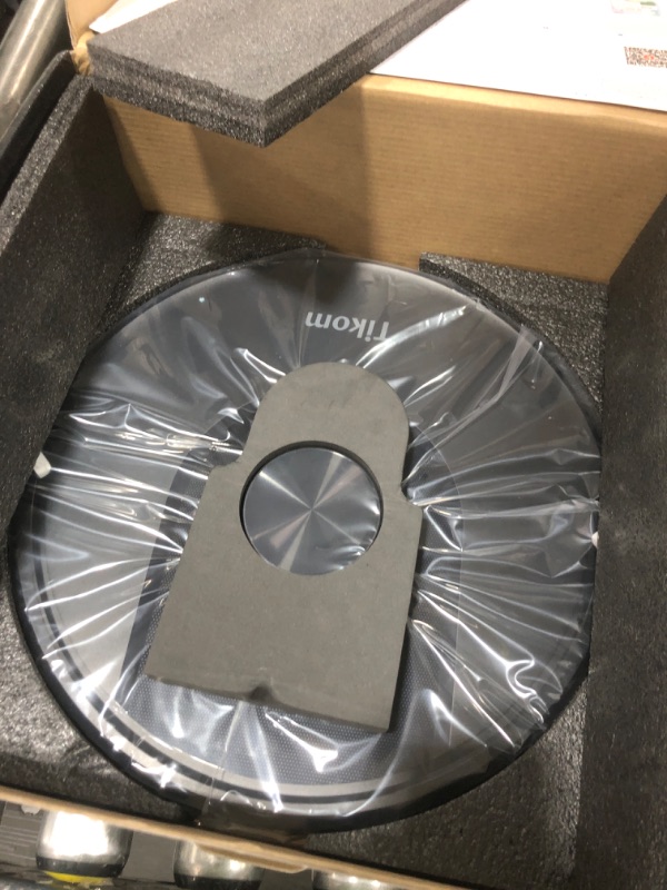 Photo 1 of Tikom Robot Vacuum and Mop, 6000Pa Robotic Vacuum Cleaner with Self-Emptying Base, 90 Days Capacity, LiDAR Navigation, Home Mapping, Ideal for Pet Hair, Hard Floors, Carpet (L8000 Plus)