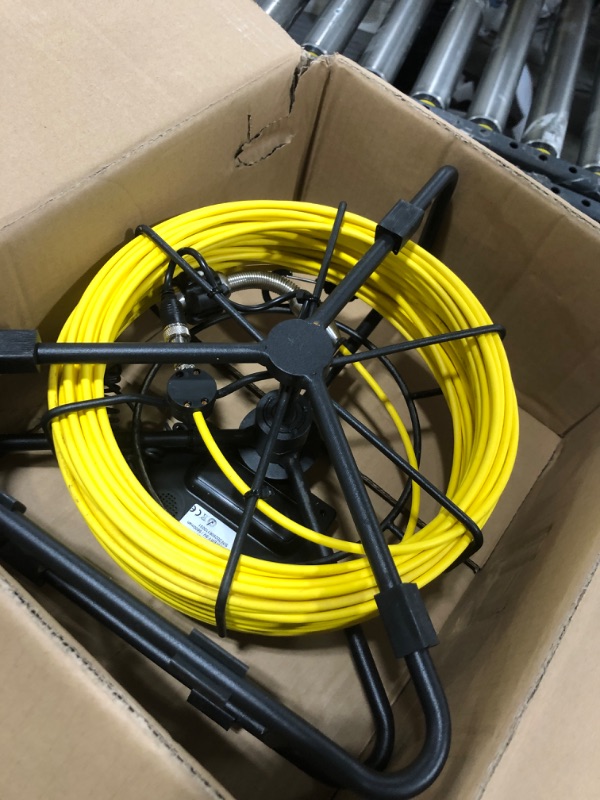 Photo 1 of Sewer Camera 100ft 4.3" Pipe Drain Inspection Camera DVR Borescope with 12PCS LED Lights IP68 Waterproof 17/22MM Industrial Endoscope (22MM Camera/30M)
