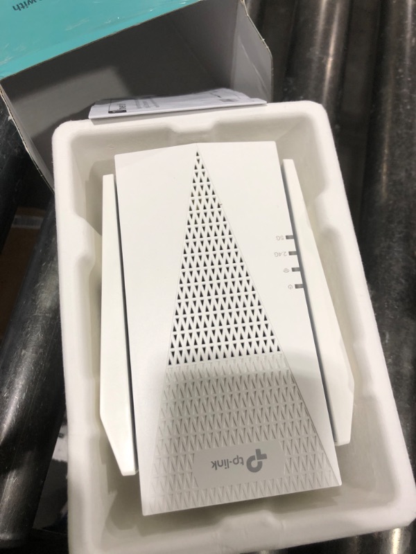 Photo 1 of TP-Link AX3000 WiFi 6 Range Extender | PCMag Editor's Choice | Dual-Band Wireless Repeater w/Ethernet Port | Up to 2400 Sq. Ft., 64 Devices | Internet Signal Booster | APP Setup | EasyMesh (RE715X)